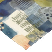 Abstracte vierkante patronen tafelkleed (Gekanteld)