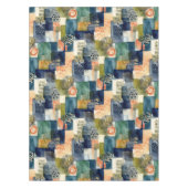 Abstracte vierkante patronen tafelkleed (Voorkant)