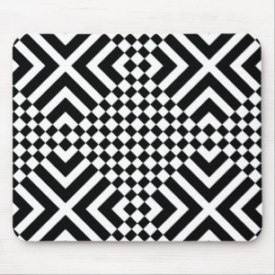 Abstracte vierkante pseudo schaaktafel muismat