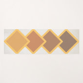 abstracte, vierkante yogamat (Voorkant (horizontaal))