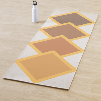 abstracte, vierkante yogamat