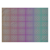Abstracte vierkantjes 2 tafelkleed (Voorkant (Horizontaal))