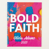 Abstracte vijfjaars Maandelijks Planner 2023 (Voorkant)