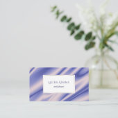 Abstracte violette zijgolven textuur. visitekaartje (Staand voorkant)