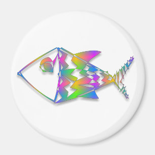Abstracte vis magneet