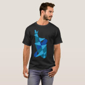 Abstracte vis t-shirt (Voorkant volledig)