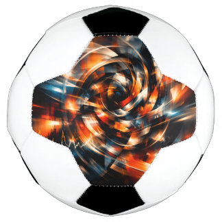 Abstracte Visie van Beweging & Geest Voetbal