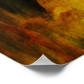 Abstracte vitale inflorescentie poster (Hoek)