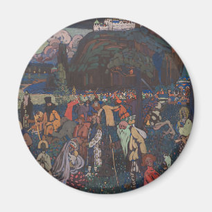 Abstracte vitaliteit, Wassily Kandinsky Kleurrijk Magneet