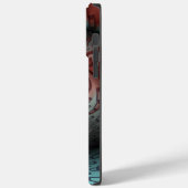 Abstracte Vivid Fantasy Fractal Art Bruin Blauw Case-Mate iPhone Case (Achterkant / Links)
