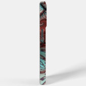 Abstracte Vivid Fantasy Fractal Art Bruin Blauw Case-Mate iPhone Case (Achterkant / Rechts)