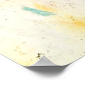 Abstracte vivid potlood textuur. Pastel met textuu Poster (Hoek)