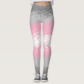 Abstracte vlag Demigirl Pride Leggings (Voorkant)