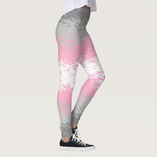 Abstracte vlag Demigirl Pride Leggings (Rechts)