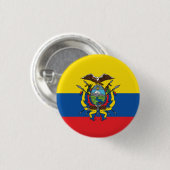 Abstracte vlag van Ecuador, Button van de Republie (Voorkant /achterkant)