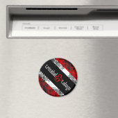 Abstracte vlag van Trinidad en Tobago Magneet (Insitu (Vaatwasser))