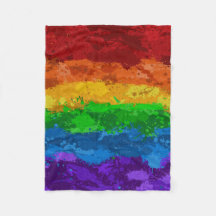 Abstracte vlag van verf Splatter LGBTQ Pride Rainb