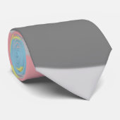 Abstracte vlag voor demiflux Pride Stropdas (Opgerold)