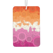 Abstracte vlag voor lesbiennes luchtverfrisser (Achterkant)