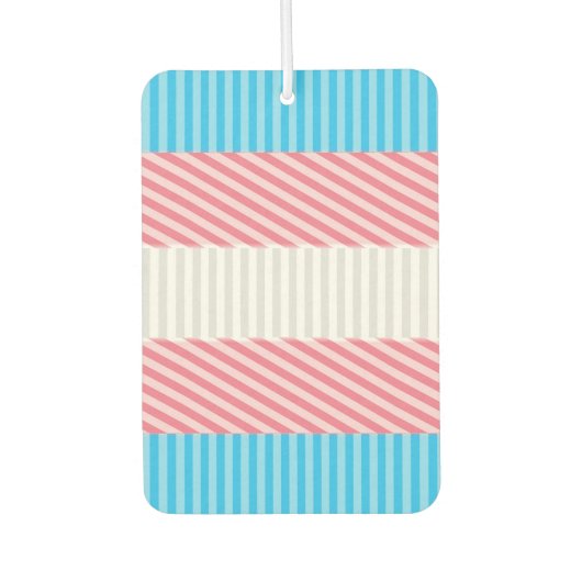 Abstracte vlag voor transgender Pride Luchtverfrisser (Voorkant)