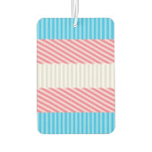 Abstracte vlag voor transgender Pride Luchtverfrisser (Achterkant)