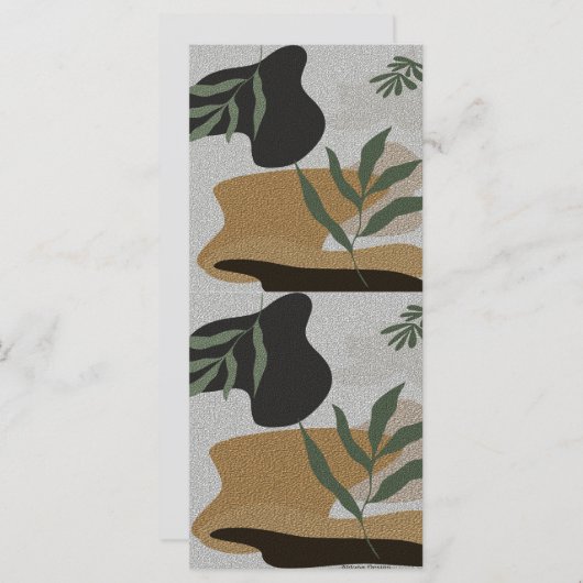 Abstracte vlakke kaart (Voorkant / Achterkant)