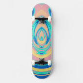 Abstracte vlam 14 skateboard (Voorkant)