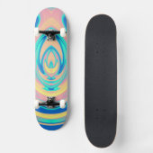 Abstracte vlam 14 skateboard (Voorkant)