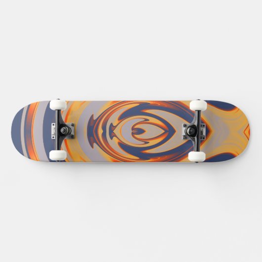 Abstracte vlam 21 skateboard (Horizontaal)