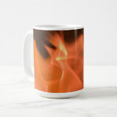 Abstracte vlam koffiemok (Voorkant links)