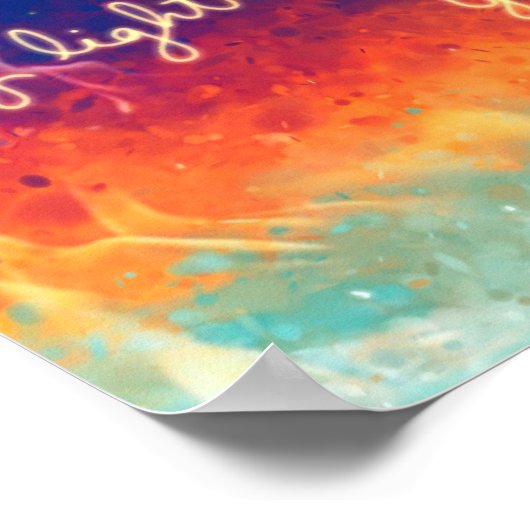 Abstracte vlam poster (Hoek)