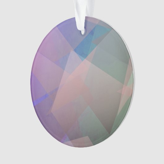 Abstracte vliegende deeltjes | Geometrische vormen Ornament (voorkant)