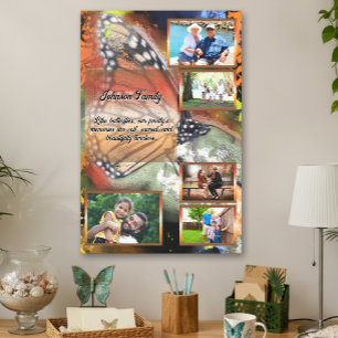 Abstracte Vlinder 5 Foto Familie PV02 Kunst Canvas Afdruk