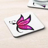 Abstracte vlinder drankjes onderzetter (Linkerzijde)