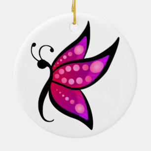 Abstracte Vlinder Keramisch Ornament