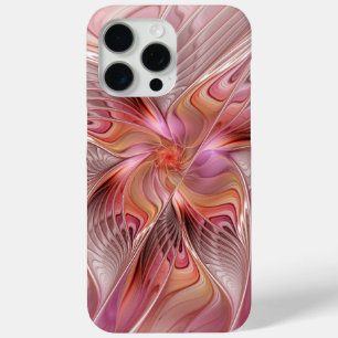 Abstracte Vlinder Kleurrijke Fantasie Fractale Kun iPhone 15 Pro Max Hoesje