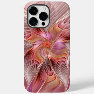 Abstracte Vlinder Kleurrijke Fantasie Fractale Kun Case-Mate iPhone 14 Pro Max Hoesje