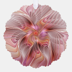 Abstracte Vlinder Kleurrijke Fantasie Fractale Kun Ornament Kaart