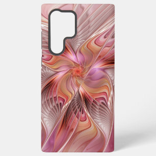 Abstracte Vlinder Kleurrijke Fantasie Fractale Kun Samsung Galaxy Hoesje