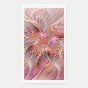 Abstracte Vlinder Kleurrijke Fantasie Fractale Kun Servet