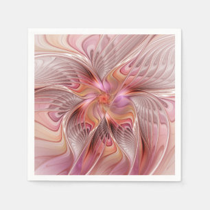 Abstracte Vlinder Kleurrijke Fantasie Fractale Kun Servet