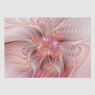 Abstracte Vlinder Kleurrijke Fantasie Fractale Kun Tissuepapier