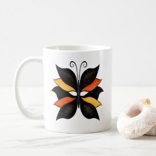 Abstracte vlinder Koffiemok