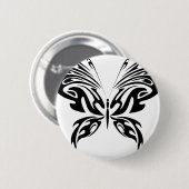 Abstracte vlinder ronde button 5,7 cm (Voorkant /achterkant)