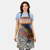 Abstracte vlinder schort (Gedragen)