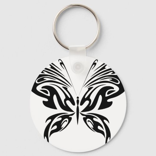 Abstracte vlinder sleutelhanger (Voorkant)