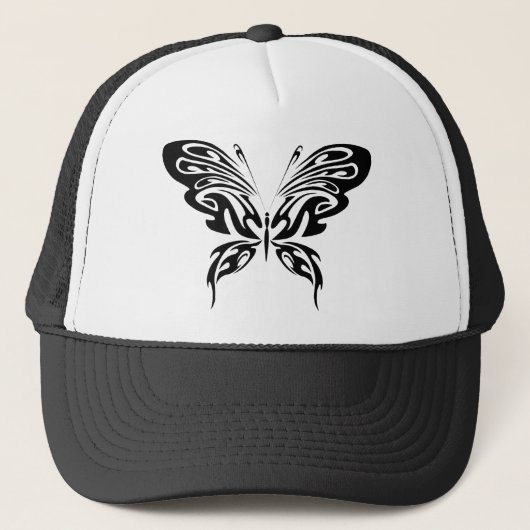 Abstracte vlinder trucker pet (Voorkant)