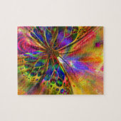 Abstracte vlinderkunst Waterverf Legpuzzel (Horizontaal)