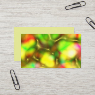Abstracte vloeibare metalprint visitekaartje