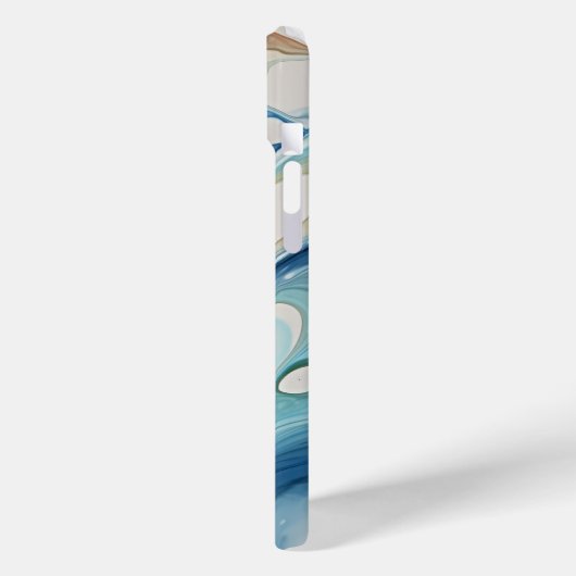 Abstracte vloeistofbelletjes Case-Mate iPhone case (Achterkant / Links)